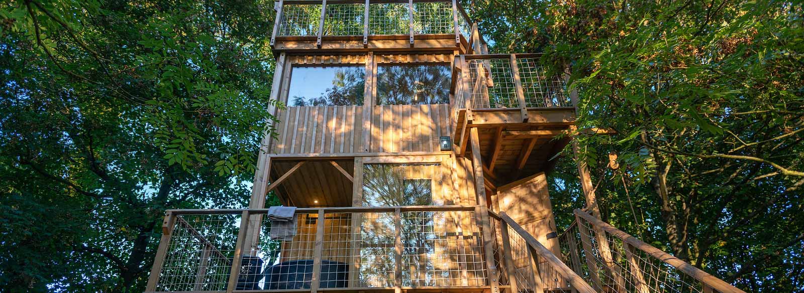 cabane dans les arbres baie de somme